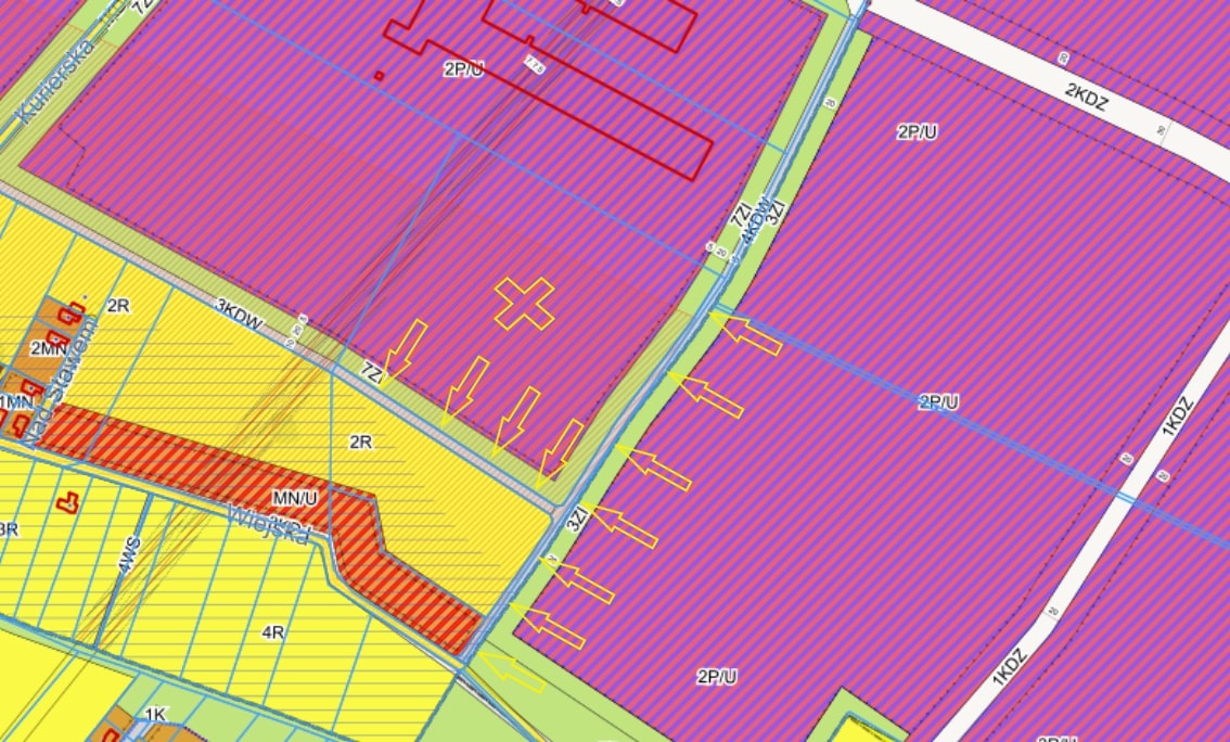 Na sprzedaż GRUNT pod zabudowę usługowo-produkcyjną -składy, magazyny (P/U)